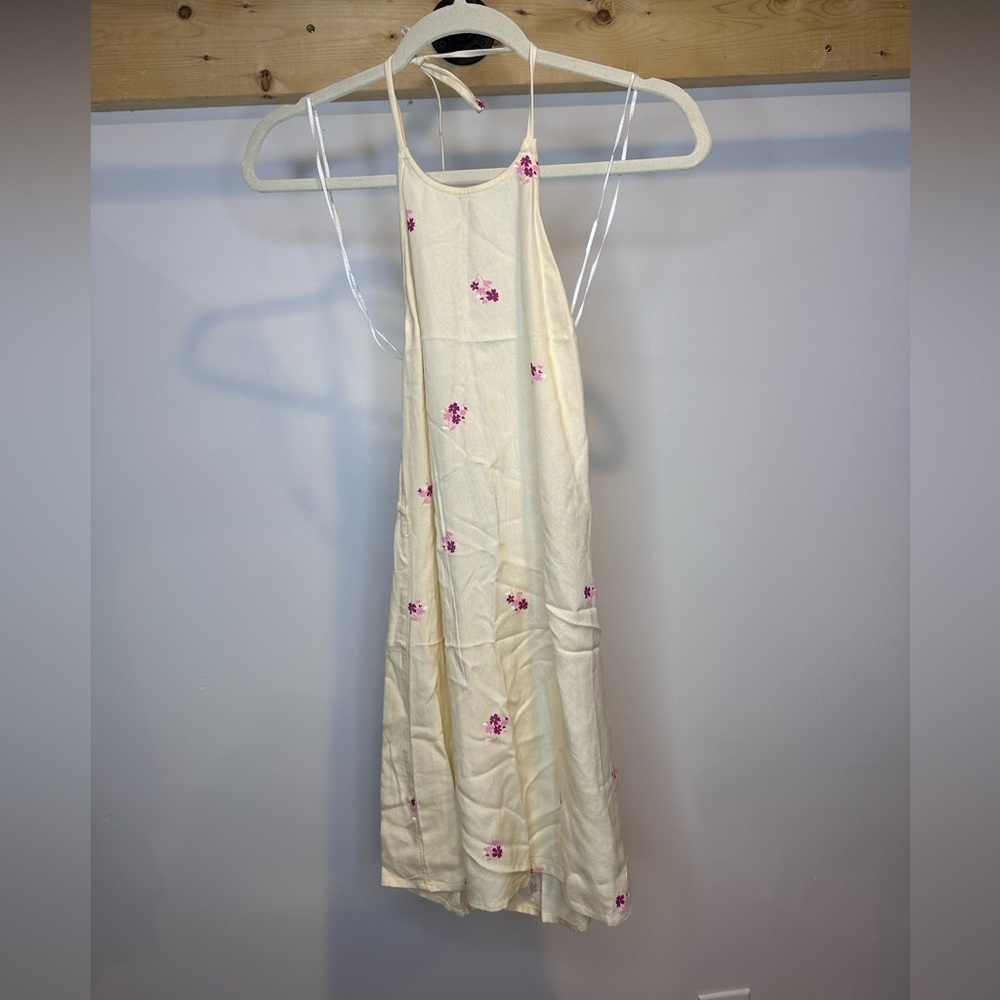 NWT RVCA Women's Straight On Halter Top Dress SIZE XS - Picture 7 of 7